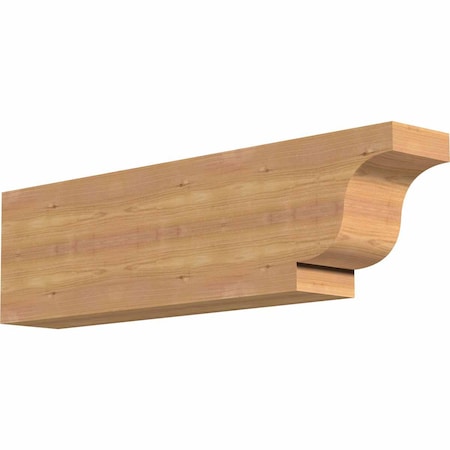 Ekena Millwork Newport Smooth Rafter Tail, Western Red Cedar, 5 1/2"W x 10"H x 36"L RFT06X10X36NEW00SWR
